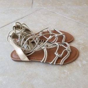 Target Mossimo Supply Co. Metallic Gold Gladiators